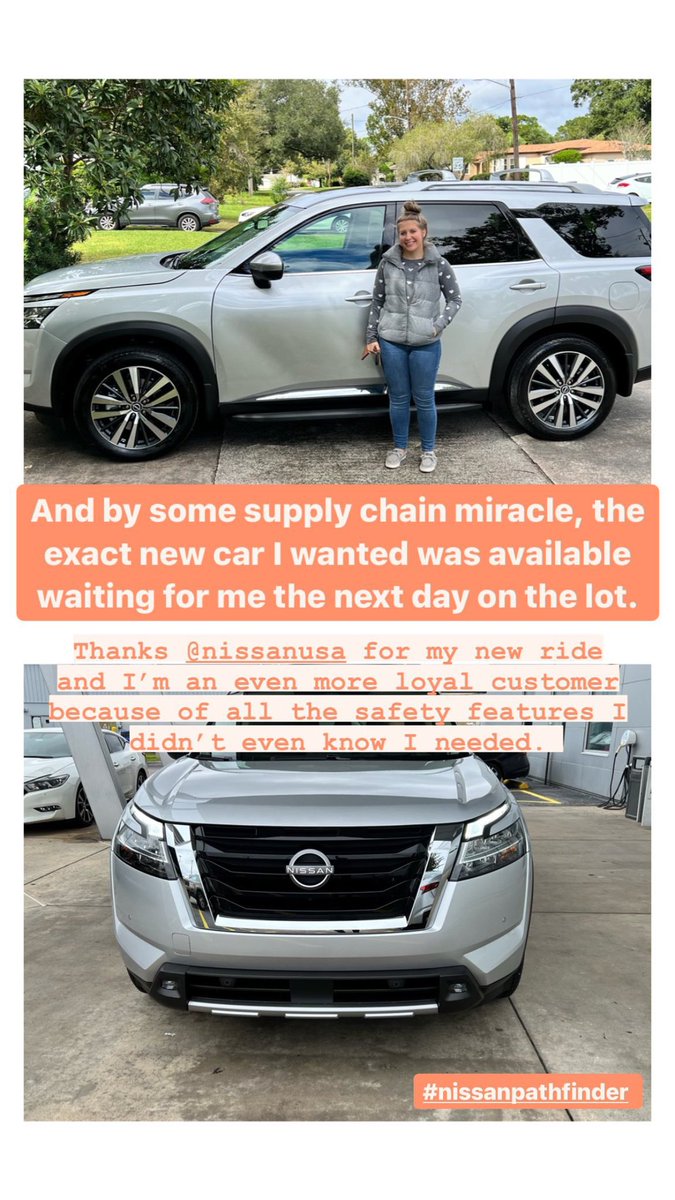 SewSweatSocial's tweet photo. My @NissanUSA Rogue saved me from terrible injury this weekend. TY for adding in so many airbags (that all deployed) and safety features to allow me to walk away from this accident. @Nissan [and my new #NissanPathfinder Platinum is dope] https://t.co/98VJ3SZauw