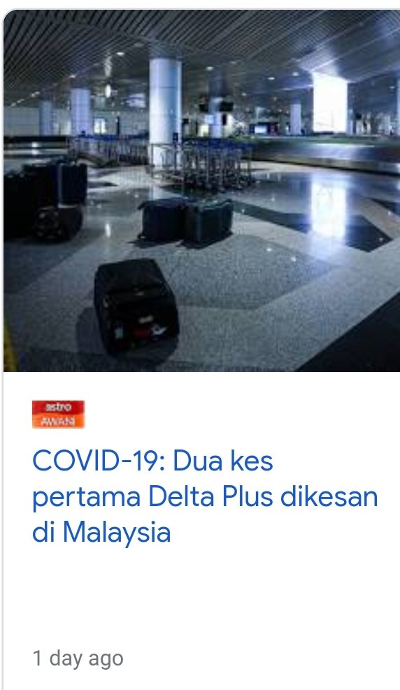 Nik88's tweet photo. Semoga baik baik sahaja
#DeltaVariant
#deltaplus https://t.co/0Dw8fTqoTH
