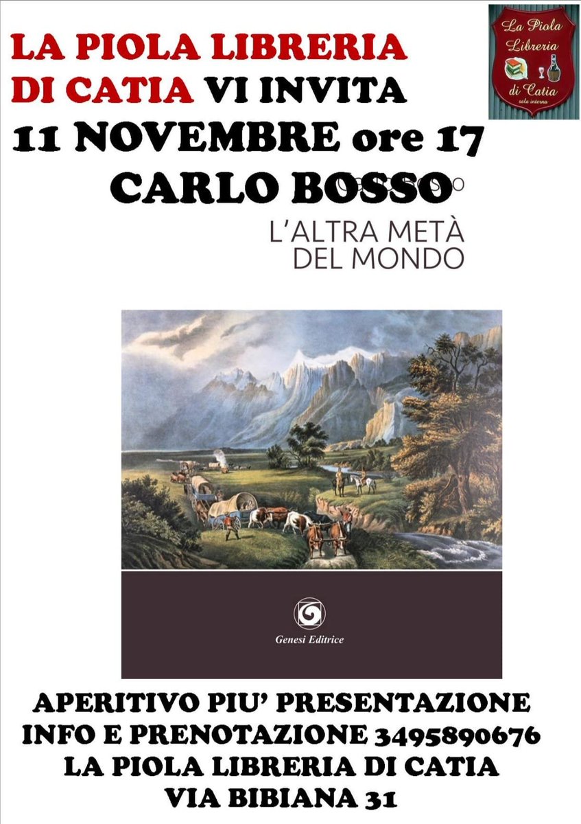Piolalibreria's tweet photo. Prenotate al 3495890676
#piolalibreria #borgovittoria #circoscrizione5 #torino #presentazionelibro #libriinpiola #libreriaindipendente https://t.co/hcPqK2LyJc