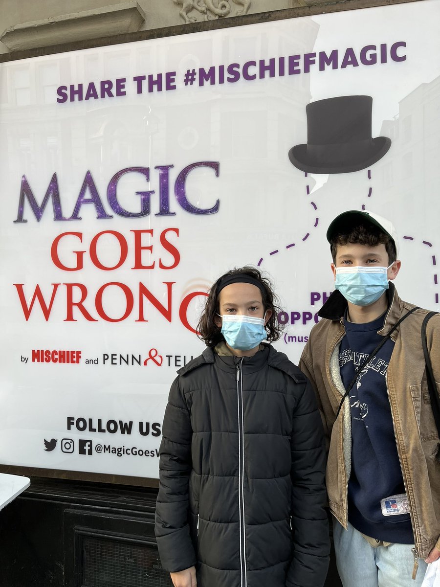 KnollysSamantha's tweet photo. They laughed their heads off behind the masks @henrywlewis #mischiefmagic https://t.co/Krb02Ru5iI