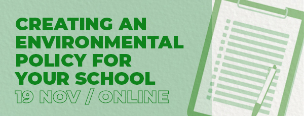 What is an environmental policy, why do you need one and how do you write it? Join us for a session on outlining and publishing your commitment to #GreenELT.

🗓️ Friday 19 November 14:00 (UK)
👉 bit.ly/3mQfPLg

With <a href="/ChristoELT/">Christopher Etchells</a> of <a href="/Countryschools/">ECS - English Country Schools</a> and Dan <a href="/LanguagesUtd/">Languages United</a>.