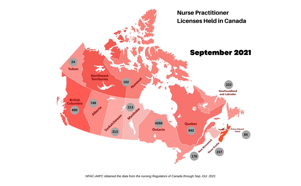 It's National Nurse Practitioner Week Nov 7-13. Join us in honouring and celebrating the over 7900 NPs in Canada, and the impact they make in providing access to high-quality care to individuals across the continuum of care. #npslead #npweek2021 #npcare
