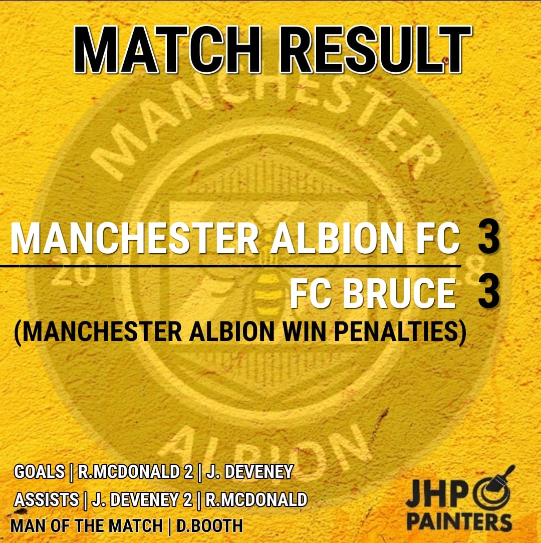 Through to the next round  🏆

Thanks to <a href="/FCBruce2/">FC Bruce Macclesfield</a> for giving us a hell of a game