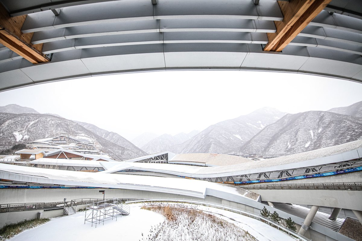 USA_Luge's tweet photo. .@FIL_Luge training weeks are underway in @Beijing2022. The World Cup opener is less than 2 weeks away, and in just 3 months, #luge competitions will be held at the Yanqing National Sliding Center. Photos courtesy FIL/Galinovskis. 
@TuckerWest1 @mazdzer @jterdimanUSA @TeamUSA https://t.co/nC7H4Qd66g