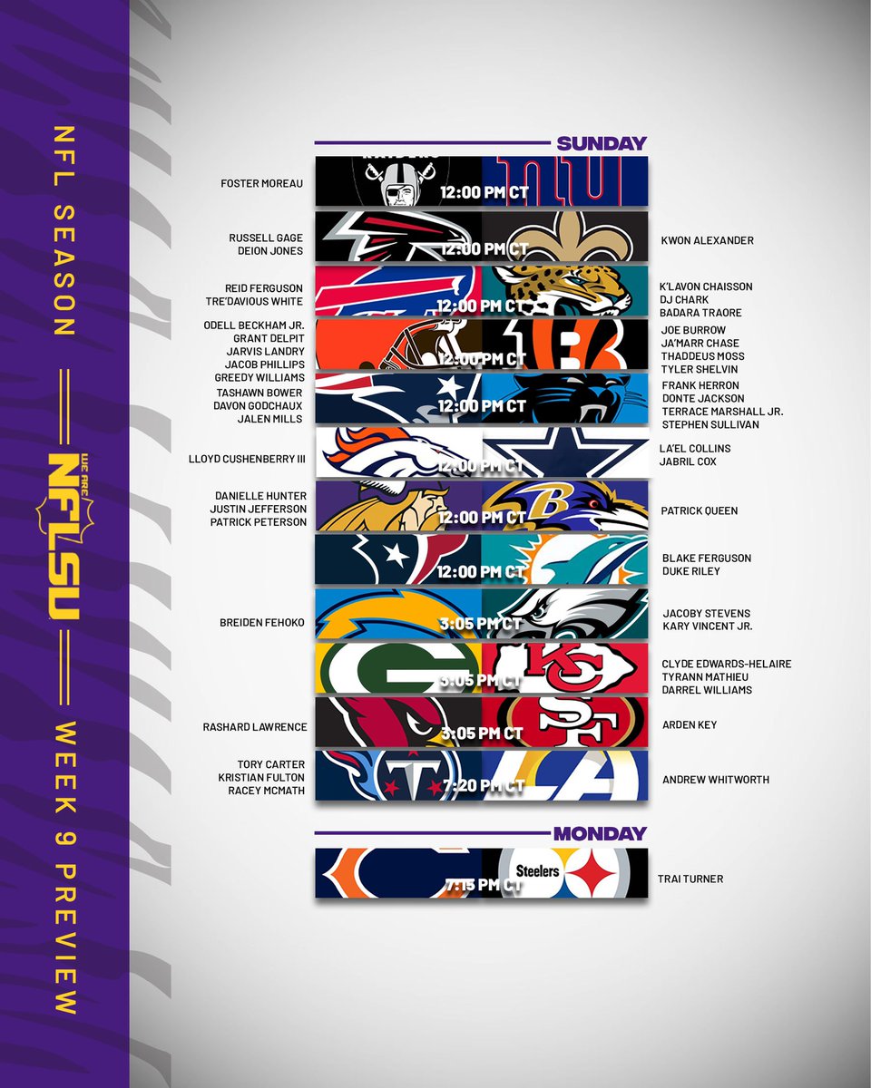 Keep up with this week’s NFLSU action‼️

#NFLSU