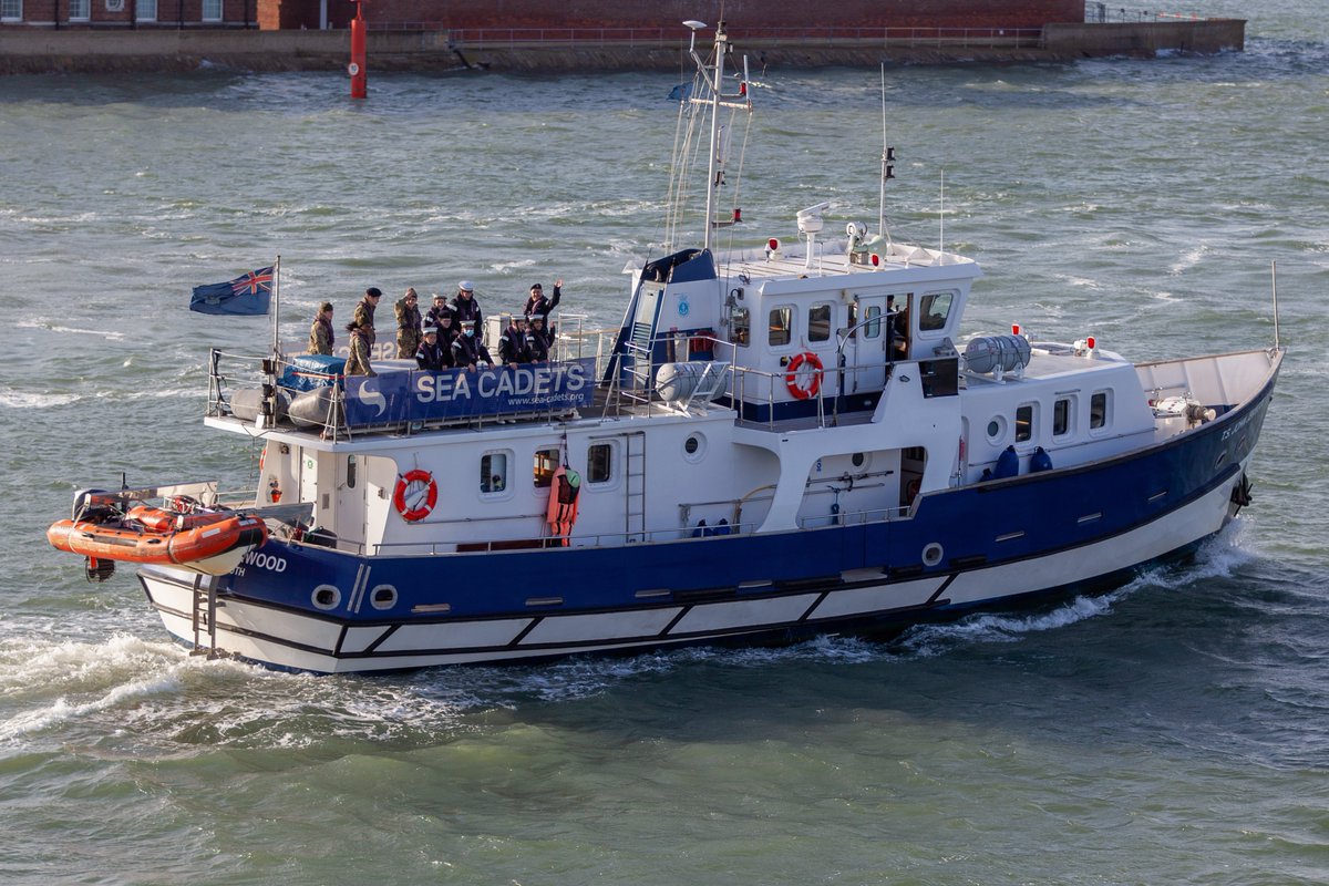 Sea Cadets 'TS John Jerwood' out to the Solent for a few hours. Pictured 07/11/21