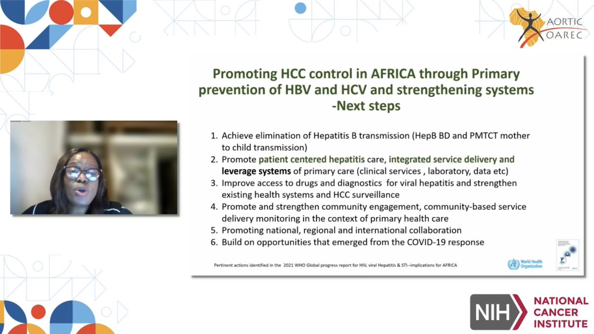 HepatoPancreatoBiliary session <a href="/AORTIC_AFRICA/">AORTIC</a> with Prof Lesi <a href="/WHOAFRO/">WHO African Region</a> :
⚪️Vaccination in the under 5 has resulted in decrease chronic HBV
⚪️primary prevention will decrease more than 70% cases!
<a href="/LewisRobertsMD/">Lewis Roberts</a> <a href="/GABOUALFA/">Ghassan Abou-Alfa</a> <a href="/AshrafOmar_3058/">Ashraf Omar</a> <a href="/Hailem_desalegn/">Hailemichael Desalegn MD,PhD</a>  #globalhealth