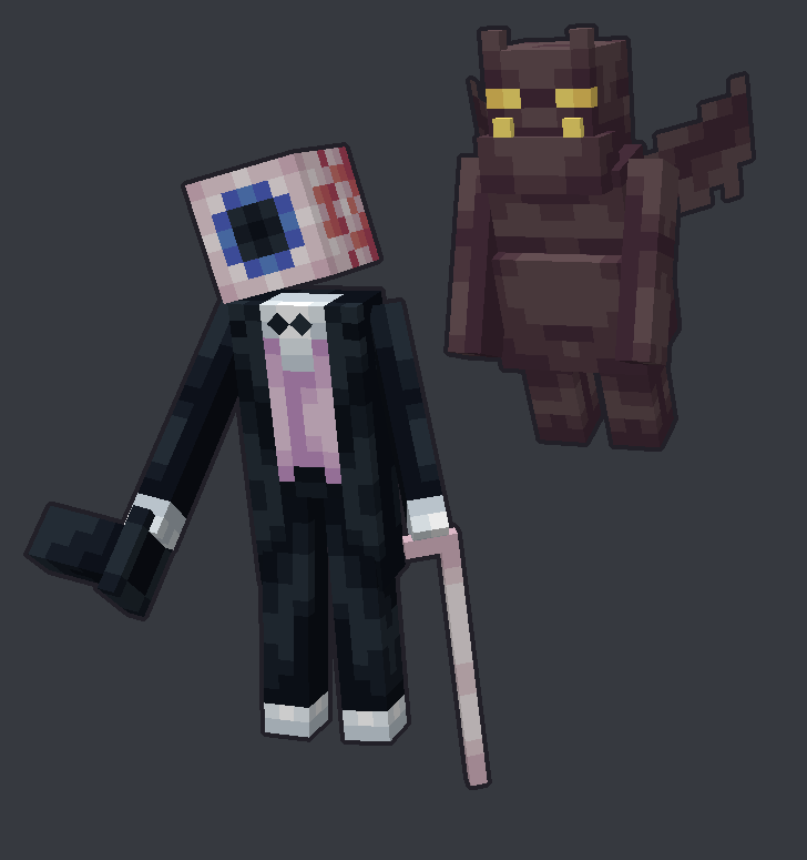 LocalToybot's tweet photo. Mobs for @cosmosminecraft https://t.co/cukxafblRt