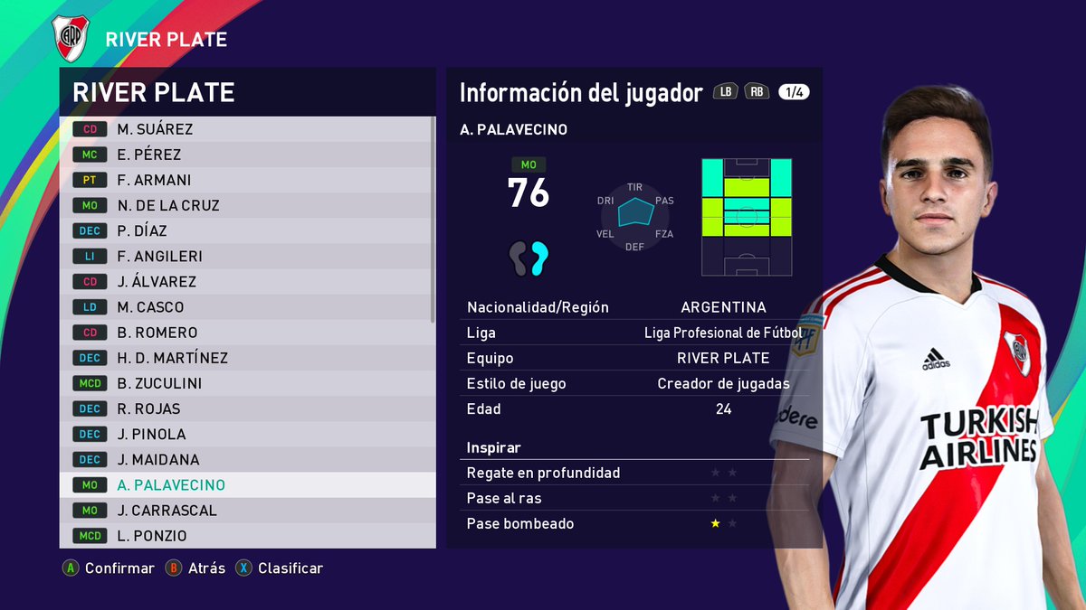 LatinPatch's tweet photo. Agustin Palavecino - River Plate
♥ Solo en LatinPatch ♥
@EditemosPES #LatinPatch #Facemaker #RiverPlate #PES21 #PC #PES https://t.co/9firGiQEMW