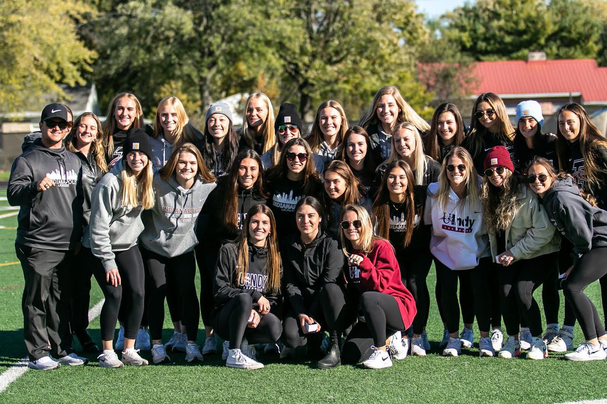 UIndyWLax's tweet photo. This weekend the 2021 Greyhound squad was honored for winning the inaugural GLVC women’s lacrosse championship over Lindenwood 12-9. 

This marked the third straight conference championship in a row following two straight GLIAC titles prior to moving to the GLVC. 

#GoHounds 🐾 https://t.co/advWmFNuNr