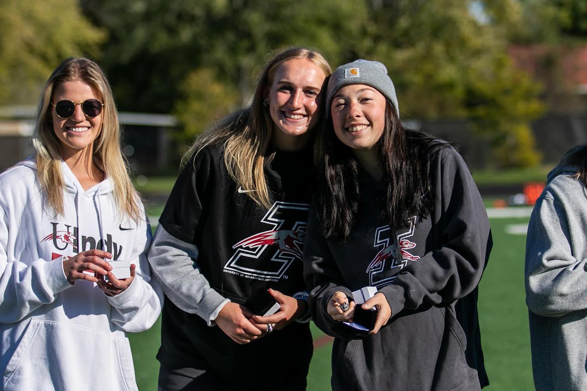UIndyWLax's tweet photo. This weekend the 2021 Greyhound squad was honored for winning the inaugural GLVC women’s lacrosse championship over Lindenwood 12-9. 

This marked the third straight conference championship in a row following two straight GLIAC titles prior to moving to the GLVC. 

#GoHounds 🐾 https://t.co/advWmFNuNr