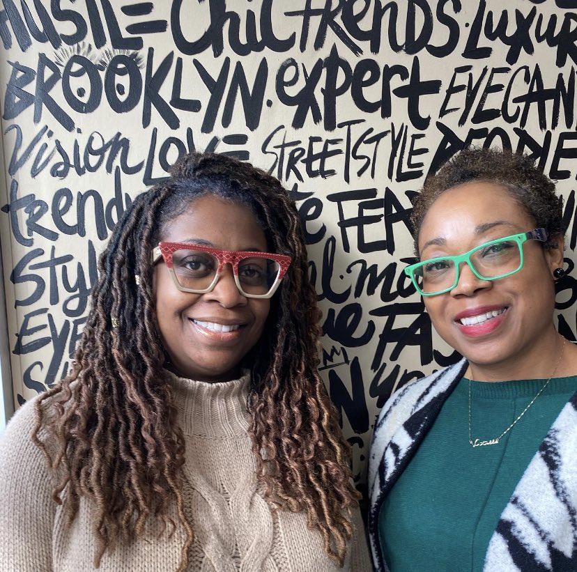 VontelleEyewear's tweet photo. Brooklyn Love ❤️ Thank You @styleeyesoptical You can try on Vontélle Eyewear at her shop on Flatbush Avenue 

#culture #color #chictrends #luxury #visionexperts #streetstyle #eyecandy #style #blackineyewear #eyewear #BlackOwnedBusiness #womenownedbusiness https://t.co/WoMGkLJnYr