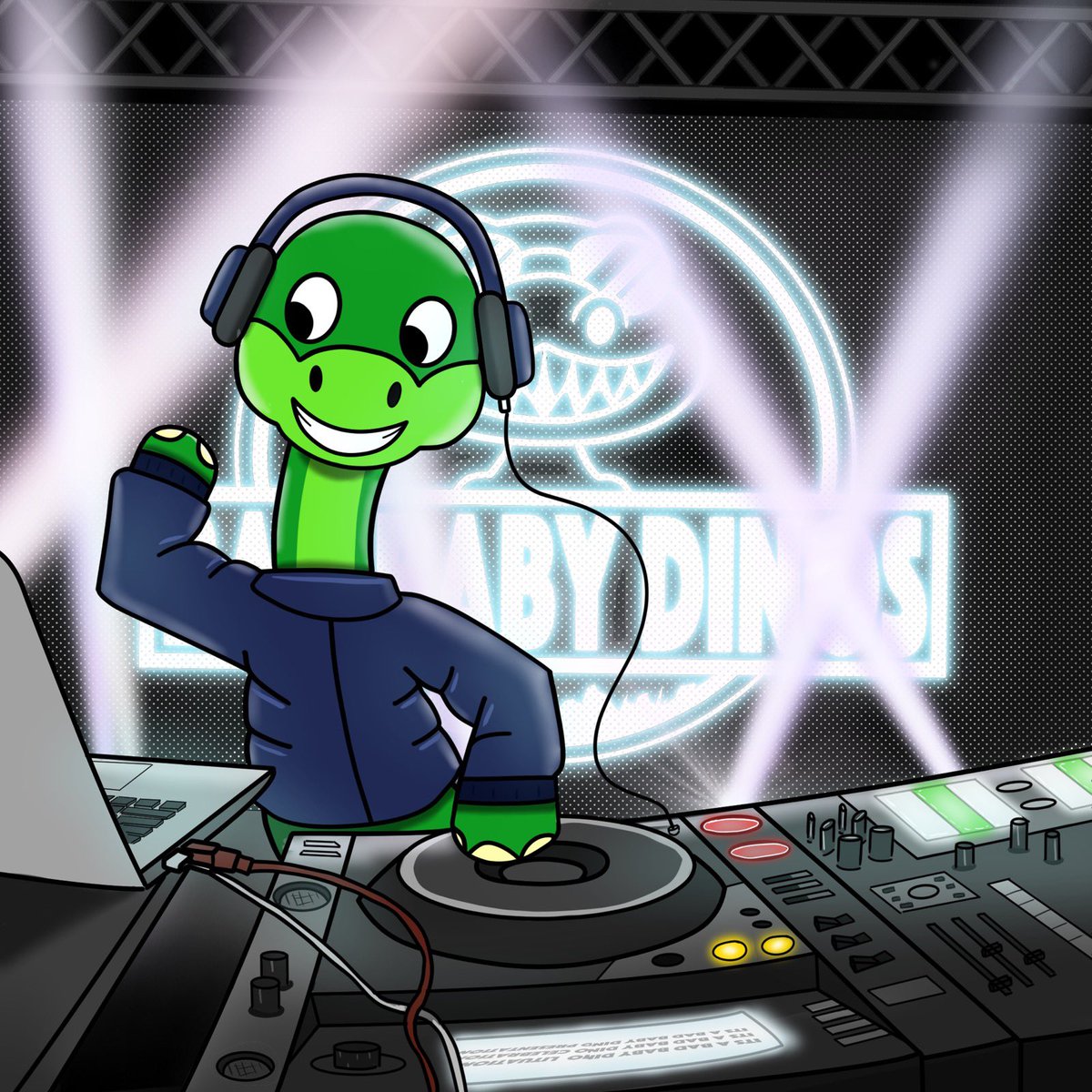 DinoFamCol's tweet photo. Come join the Dino’s as we turn up the heat in the party #DinoStyle we dropped the beat and the gas prices followed the party don’t stop in the #Metaverse can’t wait to see you there minting is live at ➡️ https://t.co/Xx5UivtgAO #NFTs #NFTCommunity #nftcollector https://t.co/QM9osh0NXF
