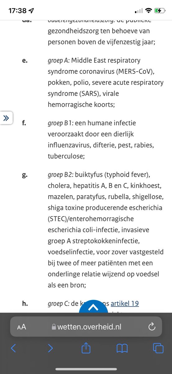 MarcQ1776's tweet photo. Best grappig, vandaag weer even gekeken of Sars-Cov in Groep A staat en wat denk je: Nope! Dit staat op de site van de Overheid zelf: 01-09-2021 gepubliceerd! #Malieveld #QRankzinnigheid #wappies #baudet #mondkapjesplicht #GroepA @thierrybaudet @PvanHouwelingen https://t.co/c0NaOIgrHx