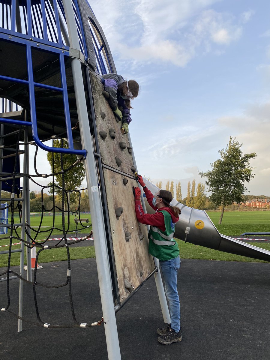 pv4ulytham's tweet photo. Thank you to our #communitymaker volunteers for their maintenance work on our rocket ship slide today. @DofE @AKSSchool #community #makeadifference #lytham https://t.co/DTfeFhv6FH