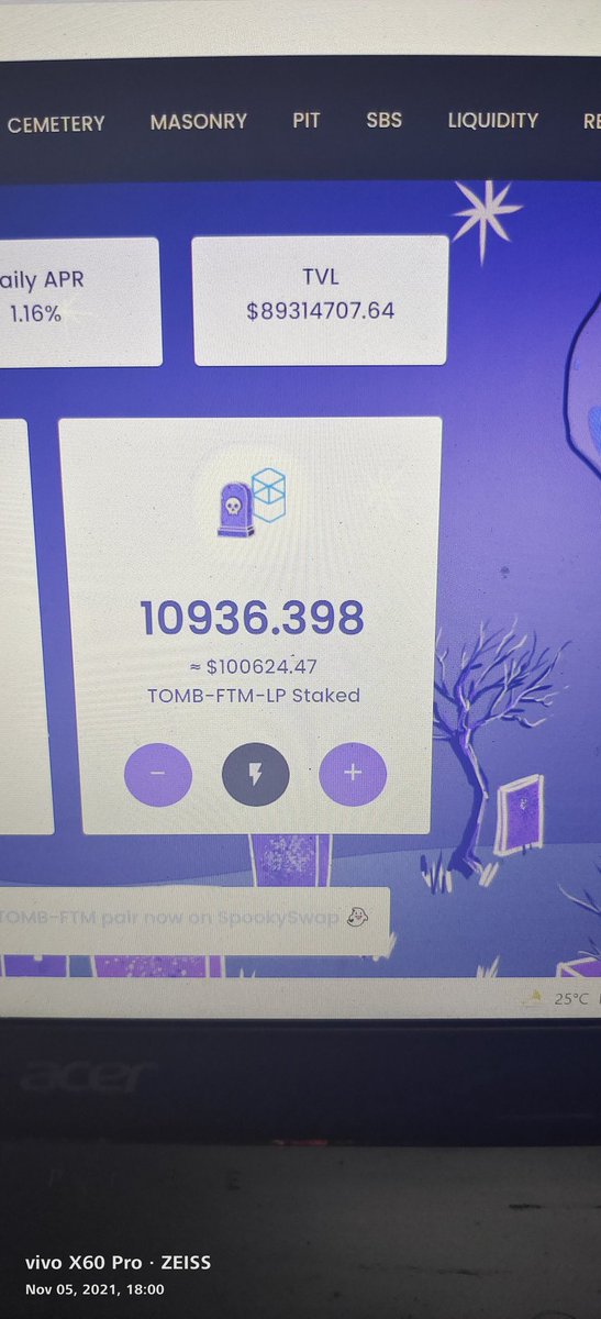 Few days ago i provide lp to tomb my next leg will be 500k in the tomb-ftm pool let's have some coffee before that maybe ;-) <a href="/tombfinance/">The Game of Tomb 👻</a> <a href="/harryyeh/">Harry Yeh 葉俊德</a>