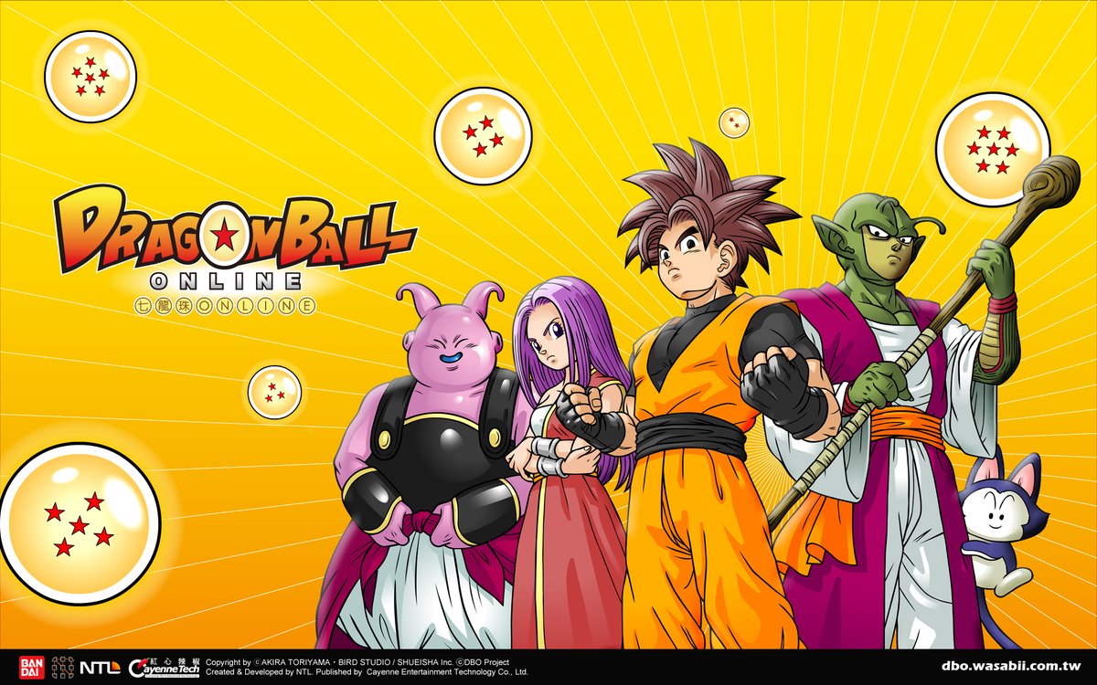 FanDragonBall's tweet photo. Thread compilant l'intégralité des artworks réalisés pour le jeu vidéo Dragon Ball Online. La plupart d'entre eux ont été réalisés par Akira Toriyama et Daiki Miki. @KaiwaiDB @treevax  @db_times @Tony_Mr_P https://t.co/wip1irplR4