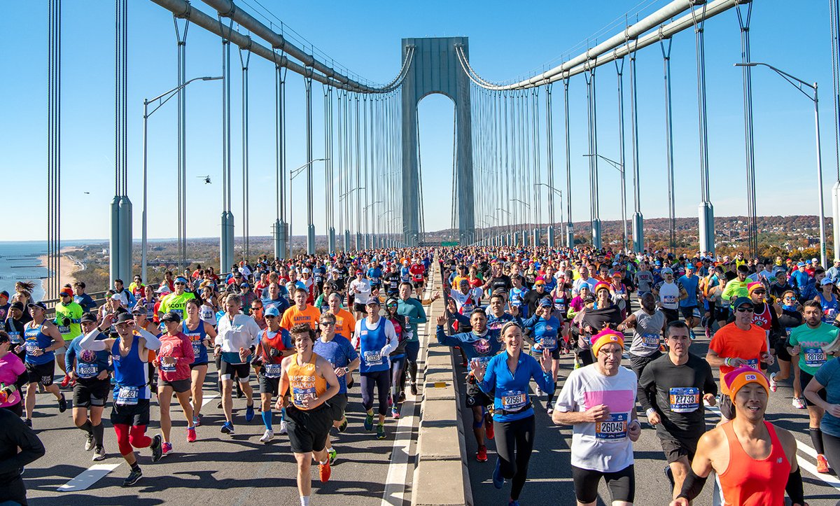 WE'RE BACK! Brooklyn is in the house <a href="/nycmarathon/">TCS New York City Marathon</a> #NYCmarathon #SundayMorning