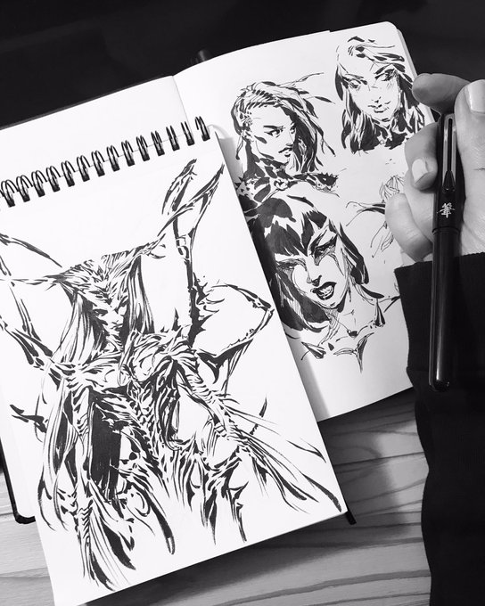 Some old ink sketches #drawing 