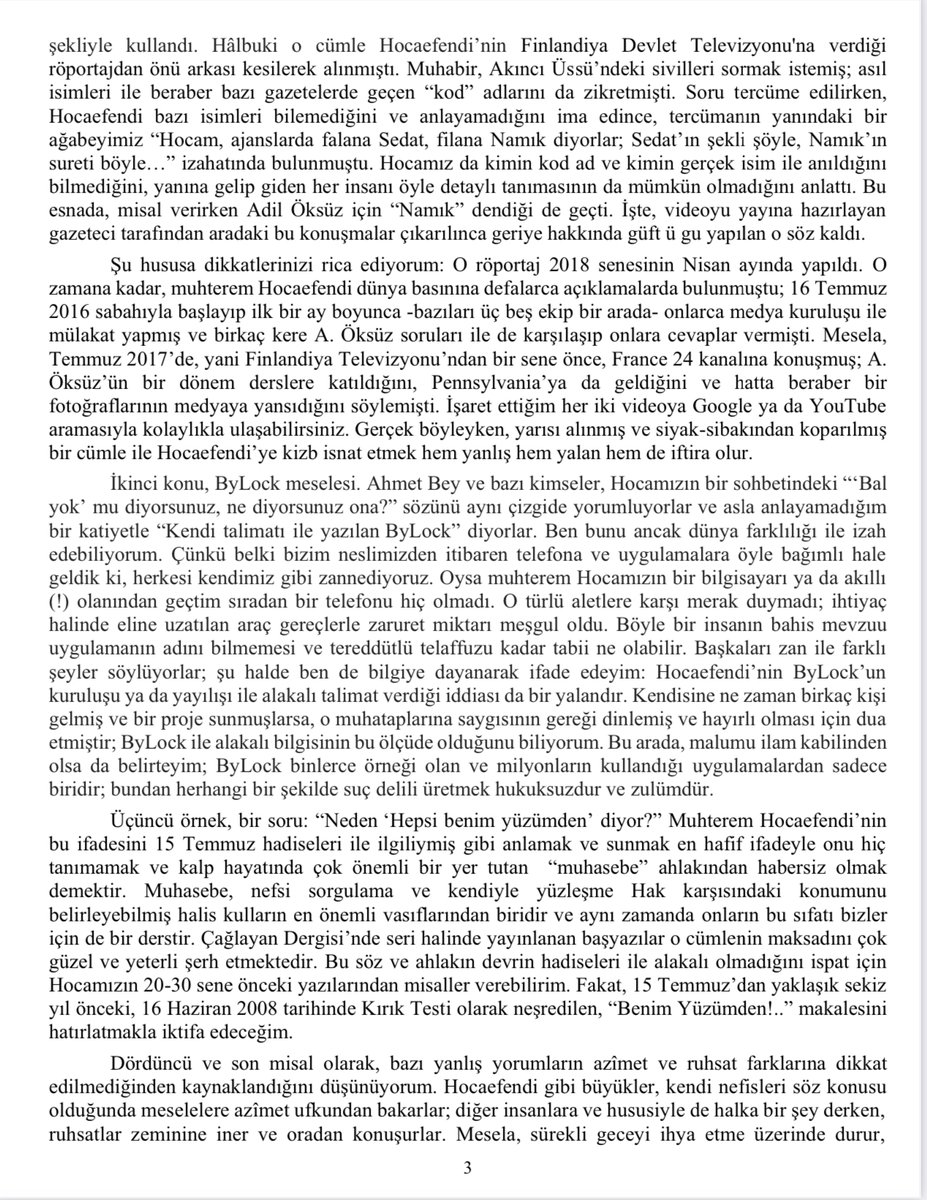 osmansimsek_1's tweet photo. "Düalizm, Ahmet Dönmez’in Yazıları ve M. Fethullah Gülen Hocaefendi"
Son yazılıp çizilenleri okuyunca, özellikle de “Hocaefendi ve Fethullah Gülen” ayırımı içeren cümleleri duyunca, birkaç paragrafla da olsa düşüncelerimi özetlemeyi gerekli gördüm. https://t.co/yGeYQQcV0r