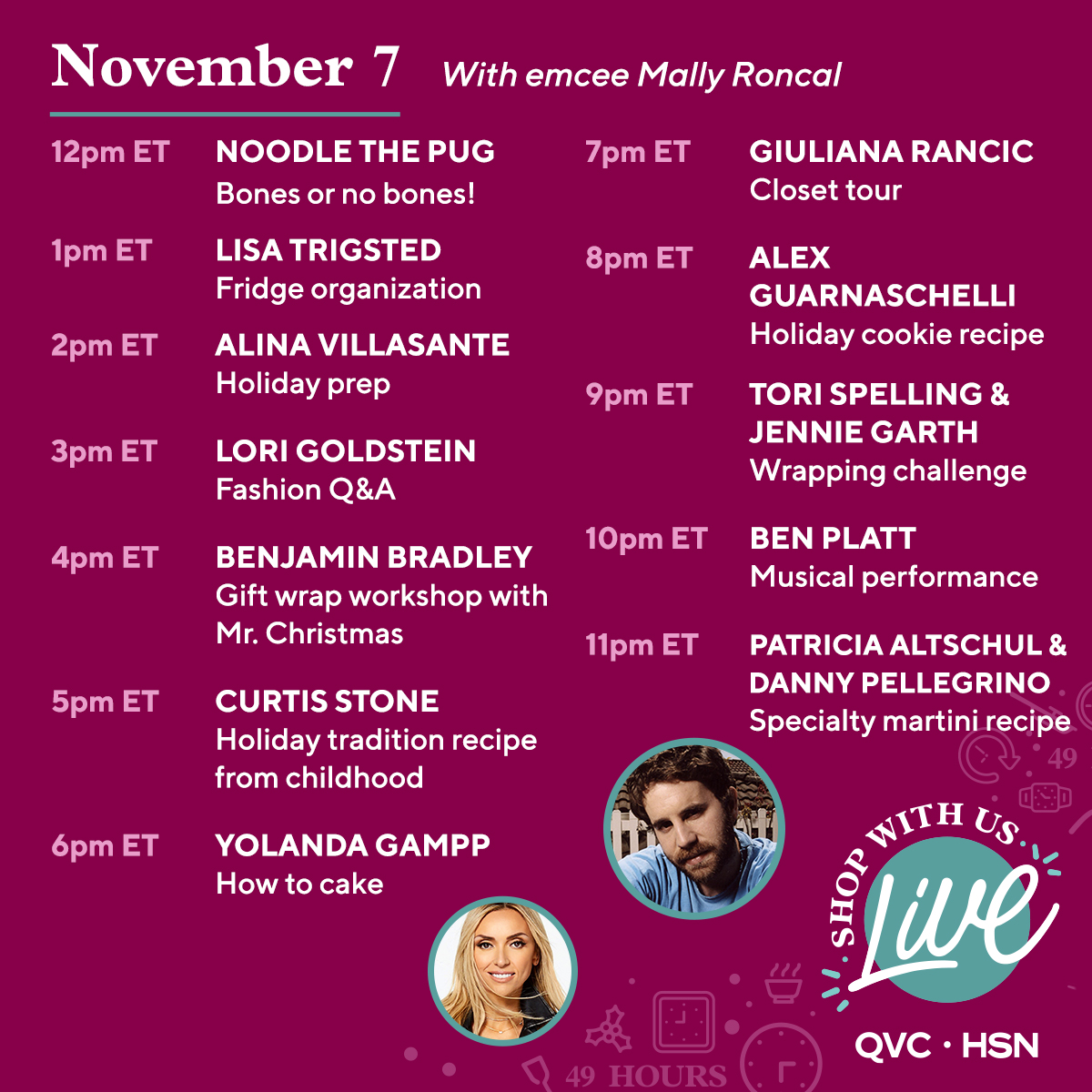 HSN's tweet photo. Are you ready for Day 2 of our 49 Hour Shop with Us LIVE Event? 🌟 Shop LIVE with all your favorite @QVC and HSN hosts along with some extra special guests! You won't want to miss it! Join us LIVE, here> https://t.co/qvLeVQegnX https://t.co/jlH3YP68sh