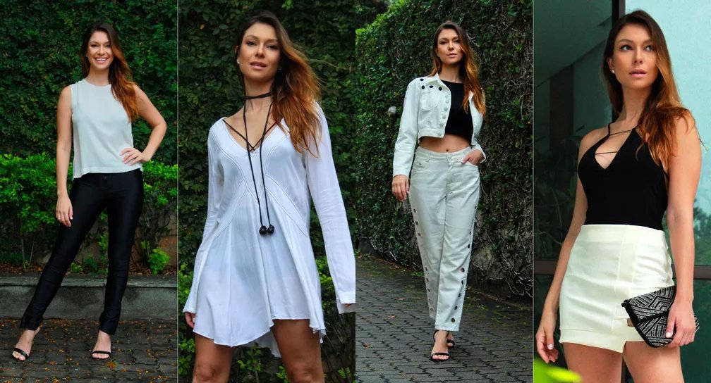 🤍 🖤 Preto &amp; branco: <a href="/daymesquita/">Day Mesquita</a> monta 4 looks e mostra como criar mais opções só com acessórios 👉glo.bo/3BUiw2S • #ModaEBeleza