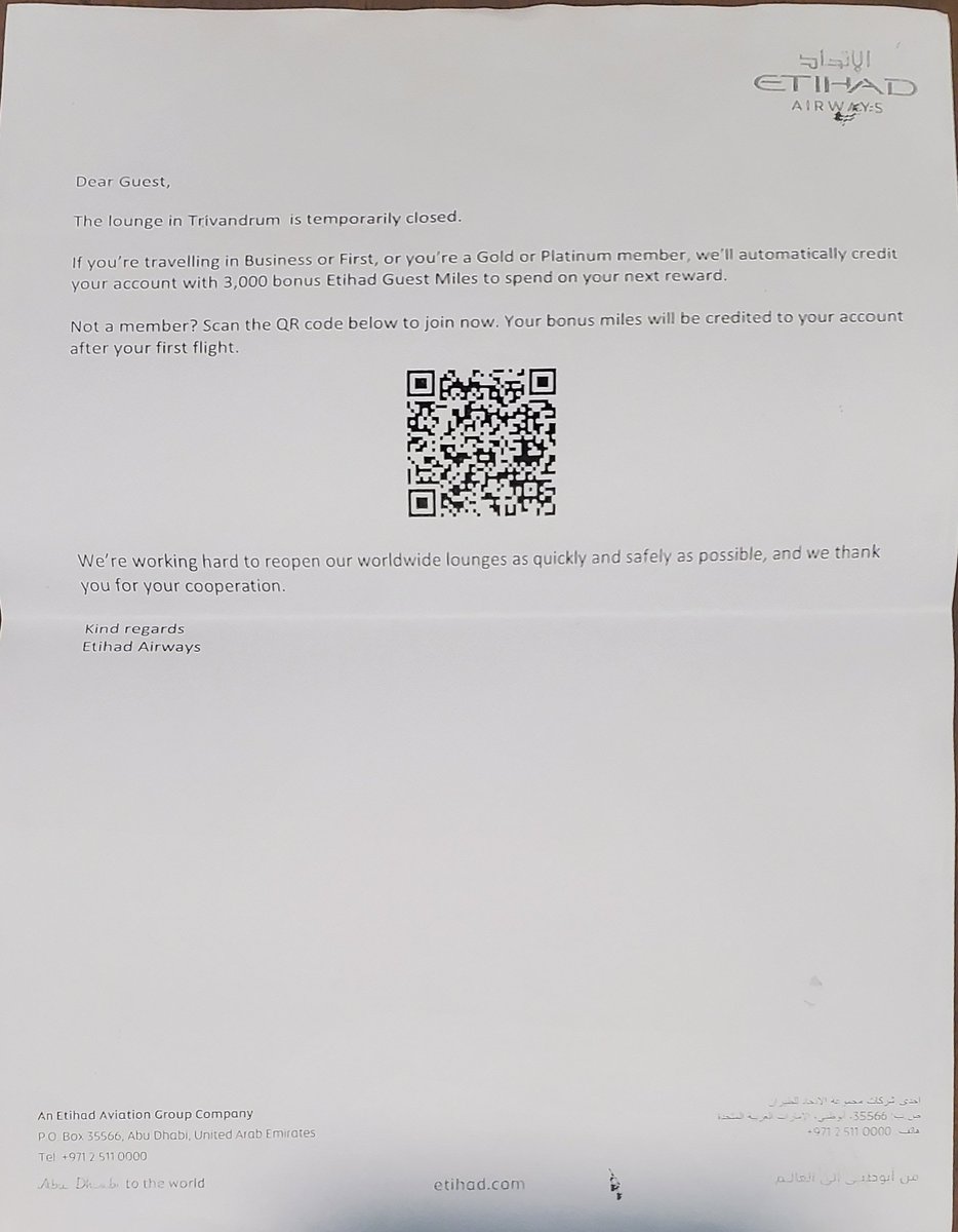 drsam32's tweet photo. @EtihadHelp Flew from TRV to JFK. Lounge was closed. Staff said miles would be credited to my account. over a month, no miles. Emailed retroclaims@etihadguest.com and got an auto reply saying the email is unavailable. Plus the TRV flight had no miles credited. https://t.co/D9KjlZHAdZ