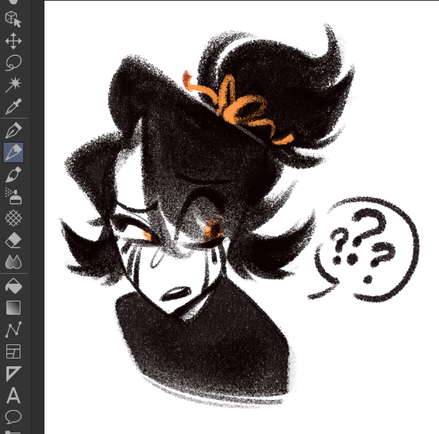 more warm ups (also testing a new brush) 