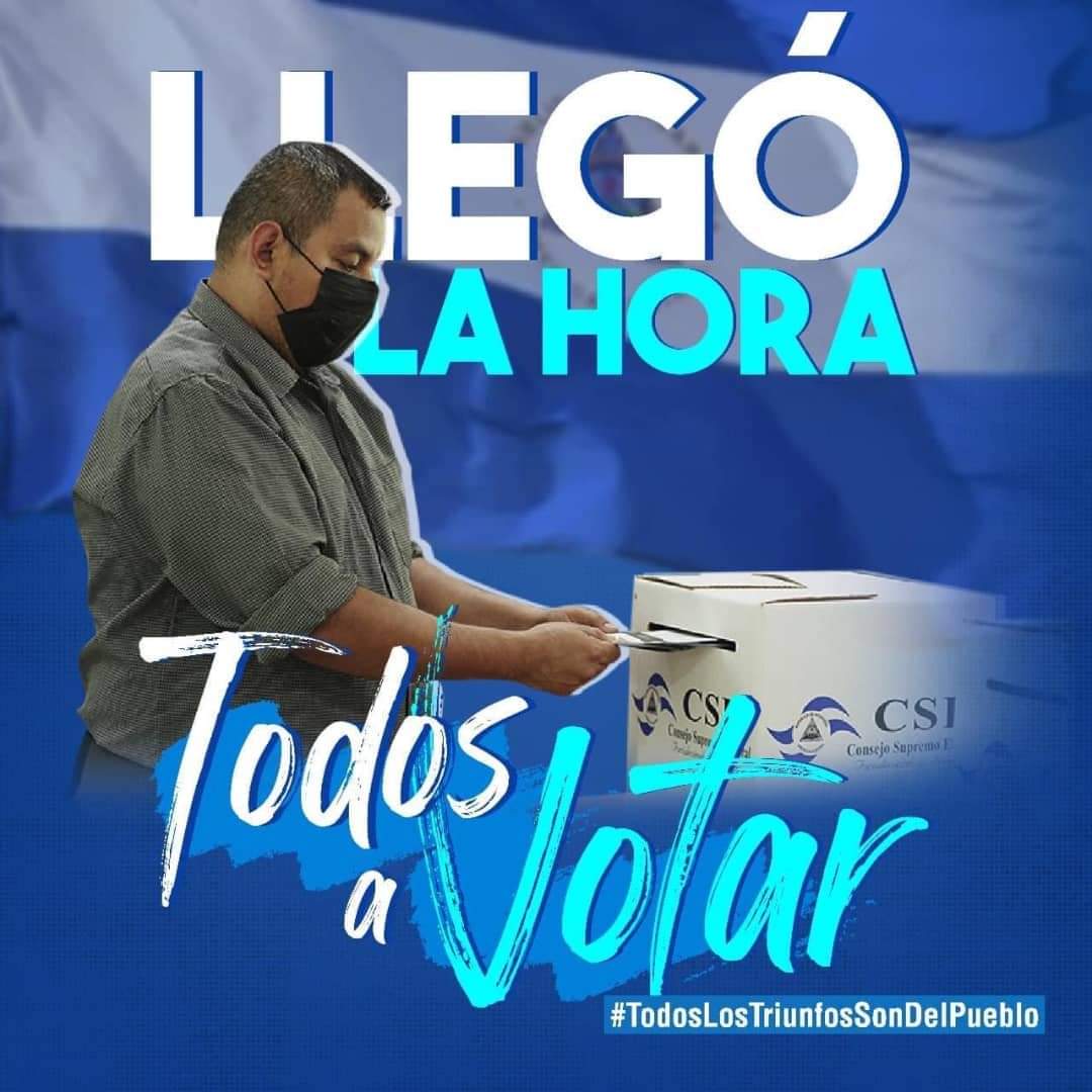 erling2021's tweet photo. Todos juntos a reafirmar nuestro compromiso inclaudicable con La Paz. 

¡Somos la fuerza del Amor! ✌🏼

#EleccionesSoberanas2021 #TodosJuntosVamosAdelante
 #FuerzaDePuebloQueVence
#NicaraguaTriunfa
#TrabajoPazProsperidad
#YaVote https://t.co/zE9UpsKlNw