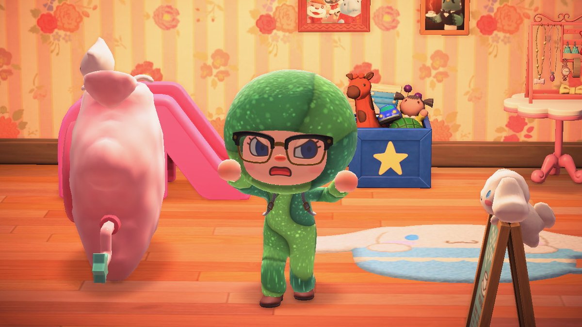 Tiffbugbaby's tweet photo. youve heard of the moth man now get ready for the MOSS man!! #AnimalCrossing #ACNH #NintendoSwitch #acupdate #glowingmoss https://t.co/oJGashapM7