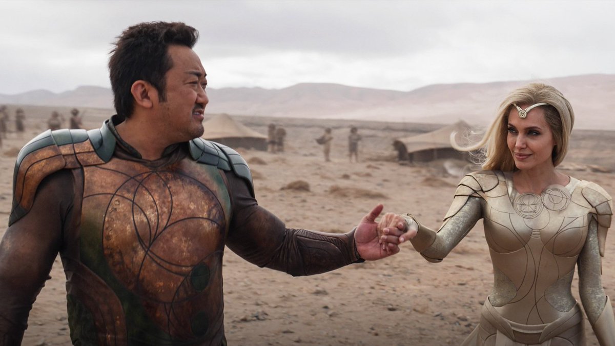_omnigeek_'s tweet photo. Bueno, el viernes acudí al estreno de #Eternals y tengo la necesidad de recalcar que, pese a algunos fallo de ritmo y guion, me parece la única película de @MarvelStudios digna de un Óscar.
Chloe Zhao ha dado a luz una película de escala cósmica y visualmente incomparable (1/2) https://t.co/rm2kNIexqk