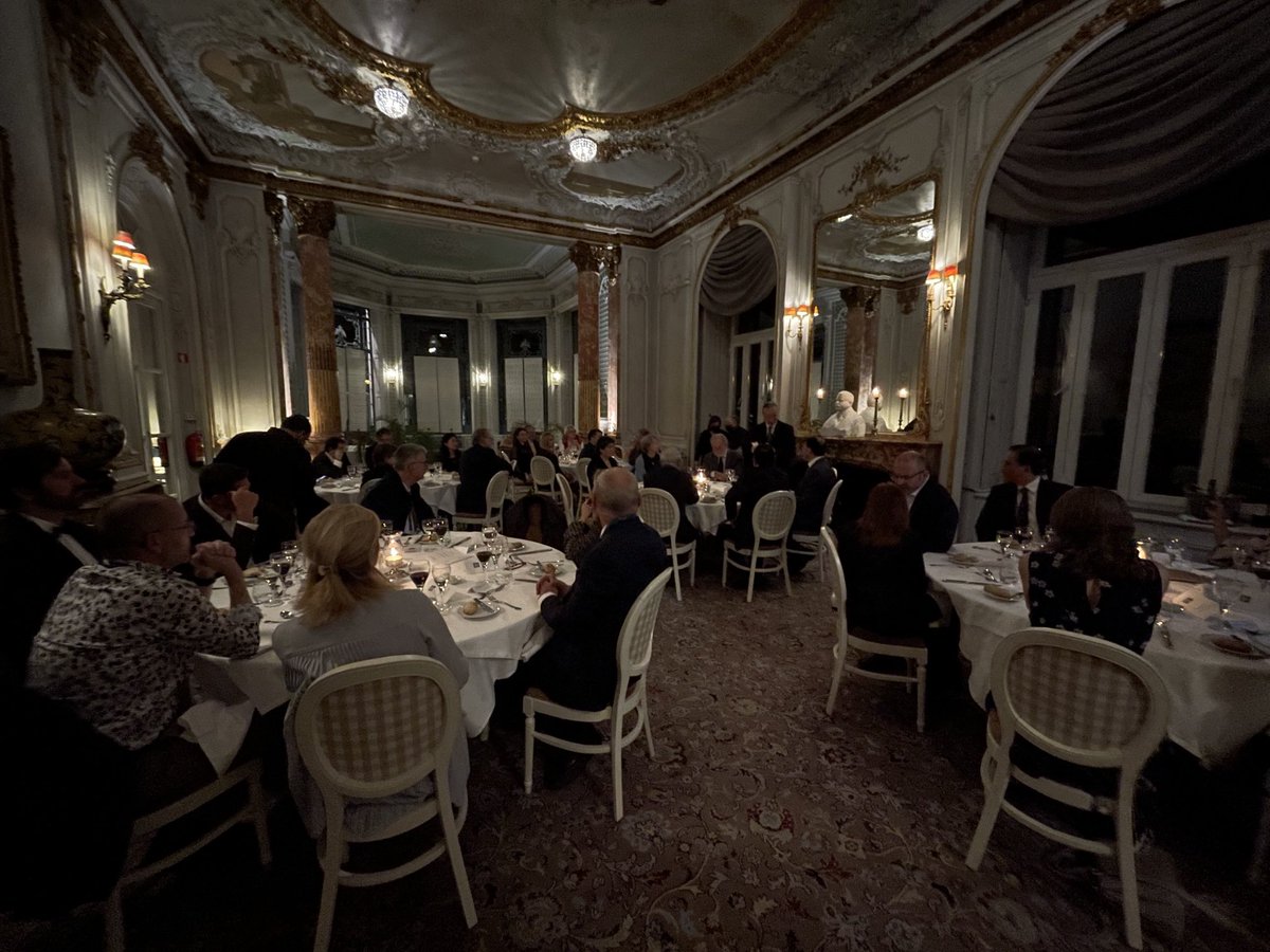 ⁦<a href="/ESSOnews/">European Society of Surgical Oncology (ESSO)</a>⁩ board dinner at the Pestana Palace in Lisboa! Wonderful venue! And again so great to get together again after such a long time! Domenico D’Ugo president of. The Society is a super host! <a href="/ejsotweets/">European Journal of Surgical Oncology</a>⁩ ⁦<a href="/SICOBoard/">SICO</a>⁩ ⁦<a href="/SocSurgOnc/">Society of Surgical Oncology</a>⁩ ⁦<a href="/myESMO/">ESMO - Eur. Oncology</a>⁩