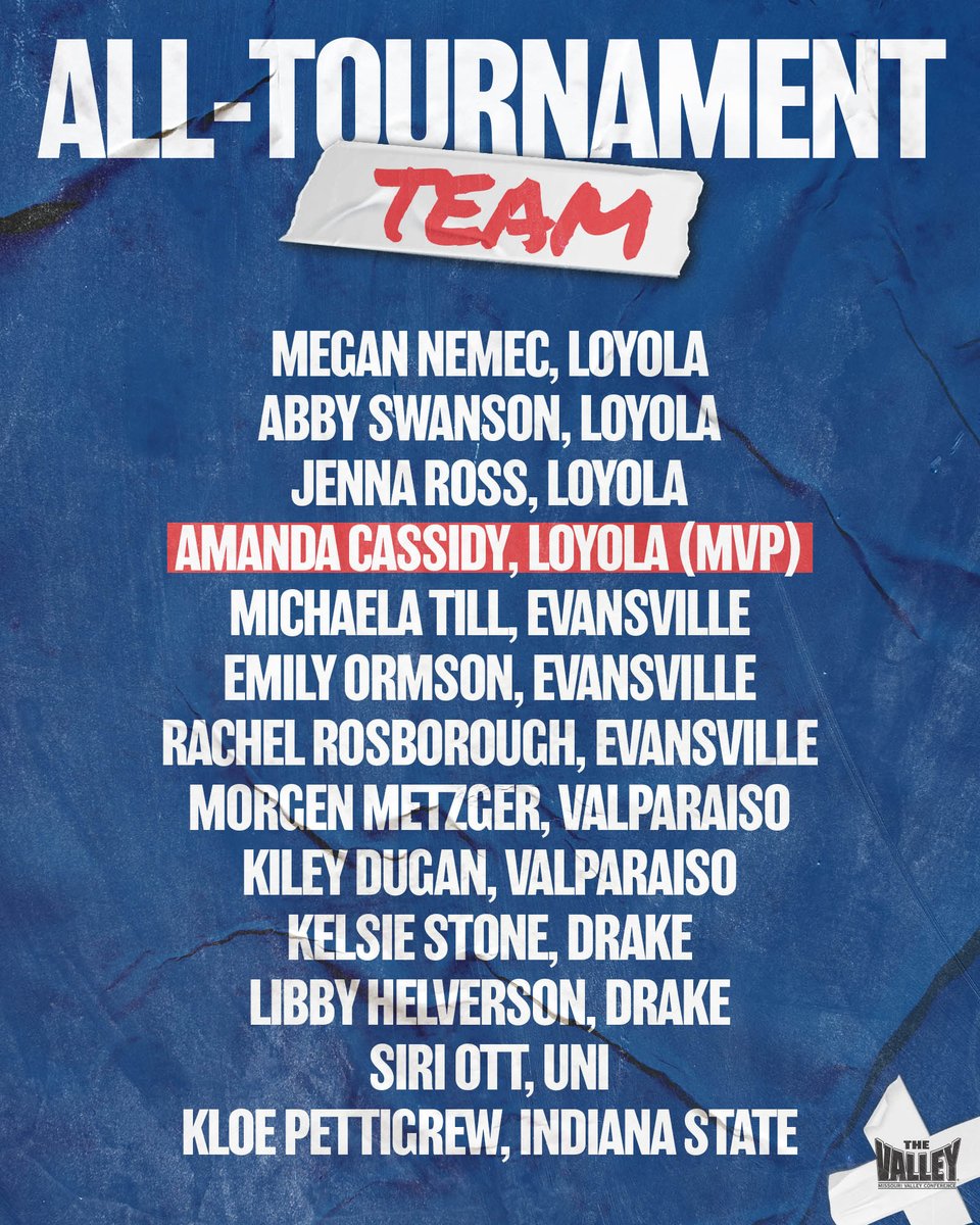 MVCsports's tweet photo. 🏆All-Tournament Team🏆

Here's a look at the Women's #MVCsoccer All-Tournament Team ⬇️ https://t.co/3h8UQRgs8R
