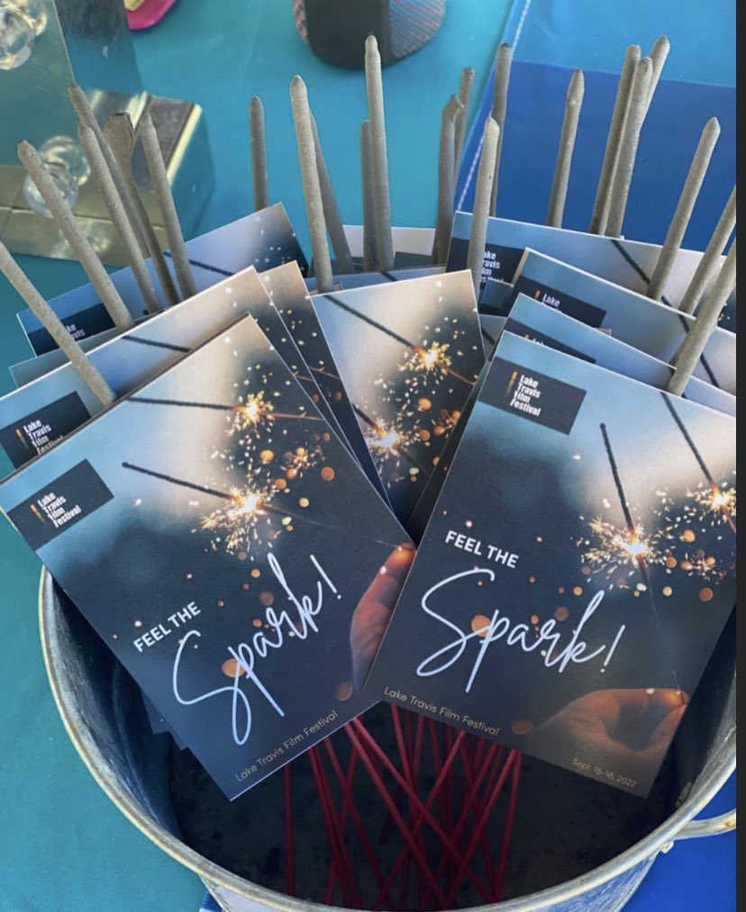 ltfilmfestival's tweet photo. We are so excited to finally announce our 2022 theme, Feel the Spark! It perfectly captures how we feel at our festival, surrounded by creatives who consistently ✨spark✨ inspiration within us and motivate us to keep creating. #austinfilm #filmfestival https://t.co/2liGF51pHi