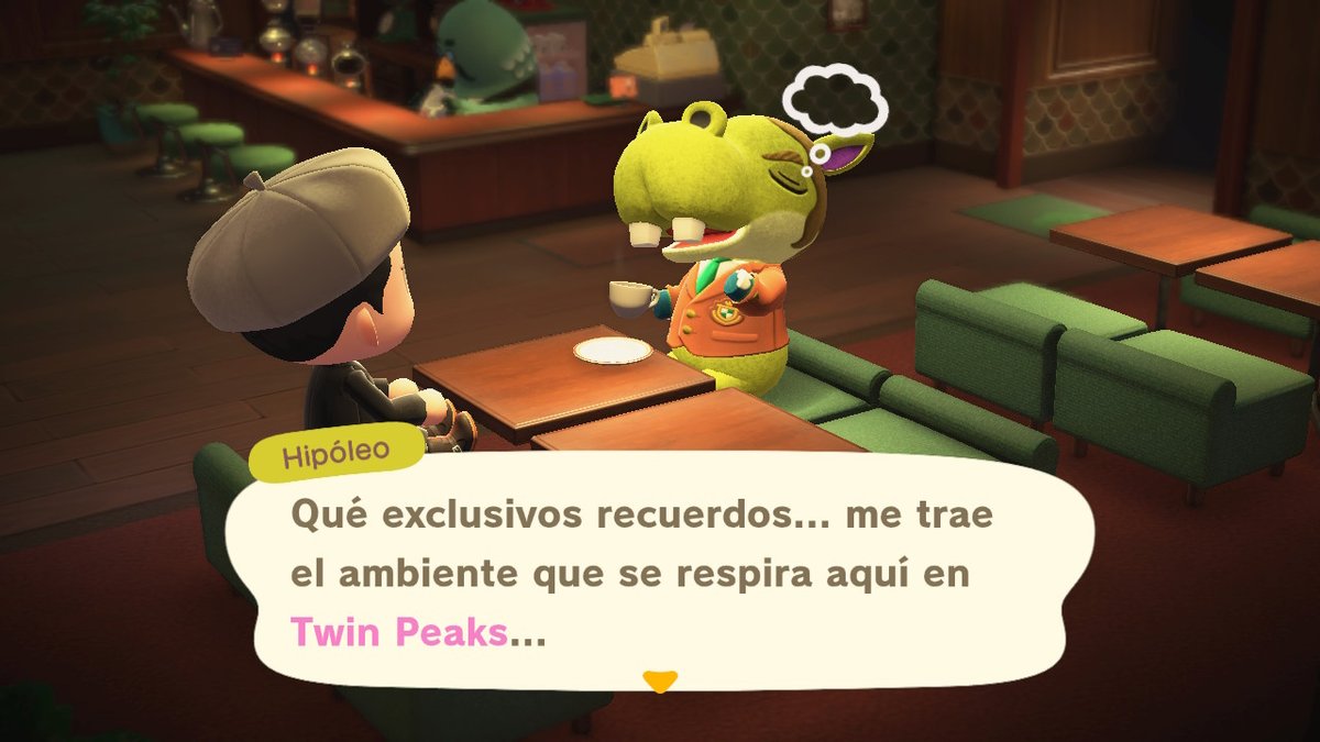 VeranACNH's tweet photo. Hipoleo se acuerda de mi. CHILLO. #AnimalCrossing #ACNH #NintendoSwitch https://t.co/4BgMBuPHSm