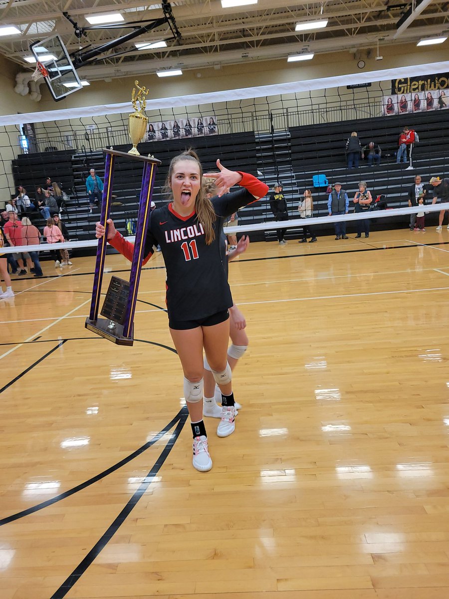 CoachD4410's tweet photo. Not only did @baylie_girres team win the championship, she was named MVP of the tournament 👏 
Thank You @KMASports for an  amazing tribute to our area Seniors 
#ProudCoach @ALHSathletics https://t.co/OP9CO76cCa