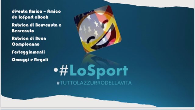 LoSport's tweet photo. ... dallo #sport all'#intrattenimento all’#attualità sei aggiornata, sei aggiornato 
sulle ultime notizie della settimana? ...

: ) #LoSport - #TUTTOLAZZURRODELLAVITA
LoSport canale web you tube

✍️ scrivi a: redazioneyw@gmail.com

: ) #aureliomanfredi https://t.co/xaqPY3YEOO