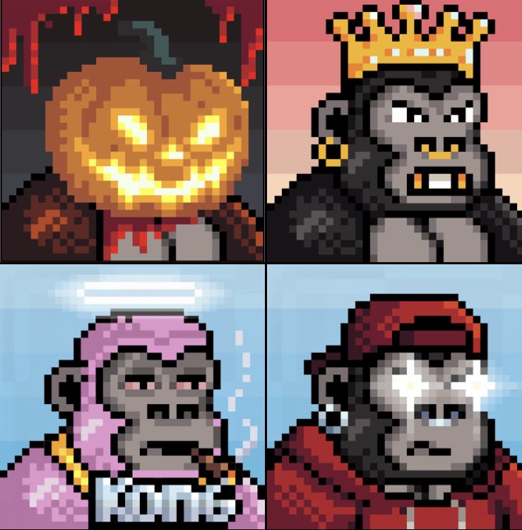 CosmoCrypto888's tweet photo. @NFTLlama @imx_kongz has amazing art, a great community and an insane roadmap 👀 you should check it out 👀 https://t.co/LoZI04BKvy