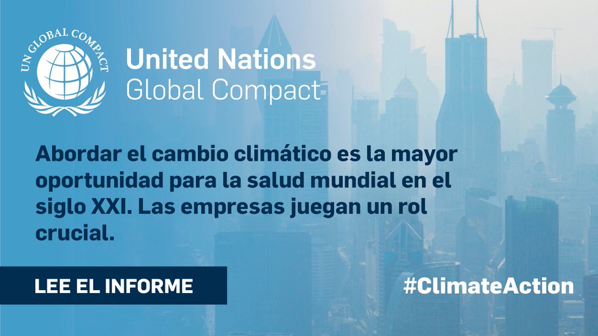 PactoGlobalEcua's tweet photo. El #CambioClimático es una crisis de salud y las empresas tienen un papel crucial que desempeñar al tomar medidas integradas sobre el clima y la salud.

Conoce más información en este nuevo informe➡️  https://t.co/wtfHrmUfhs https://t.co/bB5oKn2BkB