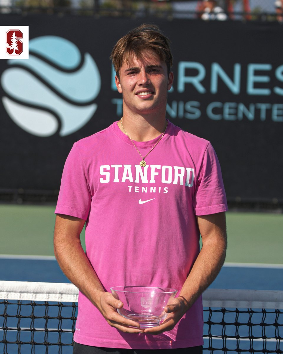 Congrats to @ArthurFery02 on a great run, he finishes in second place at #ITAFallNats! He's back at it in an hour in doubles with @arotsaert99 #GoStanford