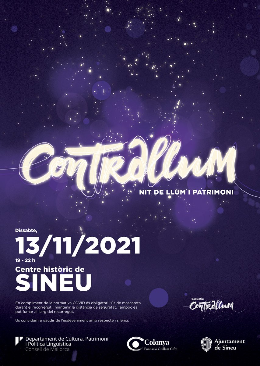 Des de fa uns anys hi ha dies marcats al calendari sineuer perquè un bon grapat de voluntaris són capaços de posar en valor, d'una manera molt delicada i creativa, el nostre patrimoni col·lectiu.
Això ja és dissabte!