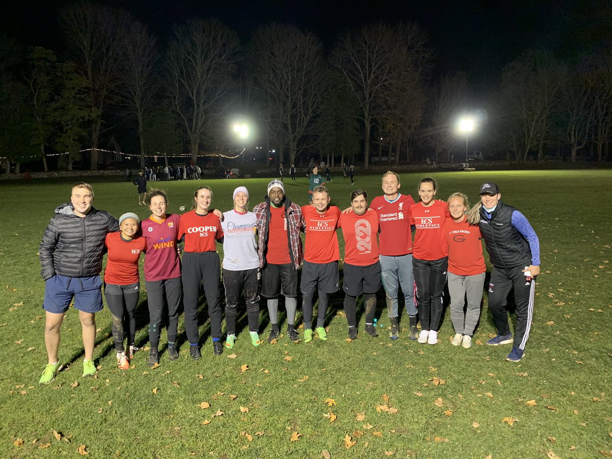 SamK1ng_'s tweet photo. Had so much fun playing on team staff in Friday night lights last weekend against our 1st soccer team! Let’s not talk about the score though 😆⚽️ @LakefieldCS https://t.co/NDJQpqq4y1