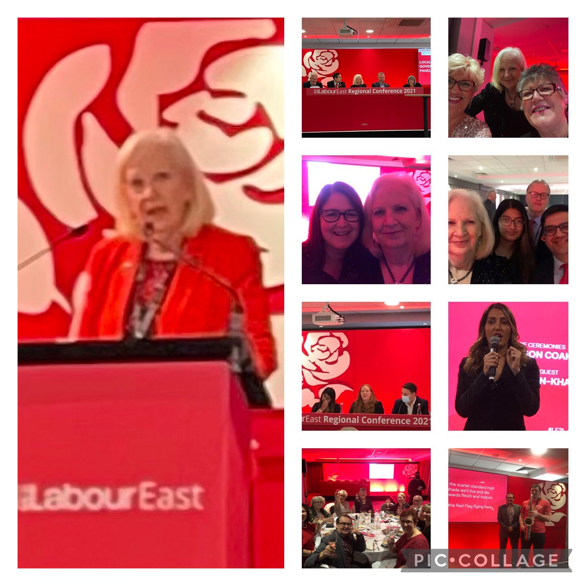SharonStevenage's tweet photo. A huge thank you to our brilliant @EofELabour staff team and our Regional Executive Board led by @WestVaughan for an interesting, inspirational and comradely Regional Conference. We were all so delighted to welcome our comrades to Stevenage. #LE21 https://t.co/17SE6NDcxU
