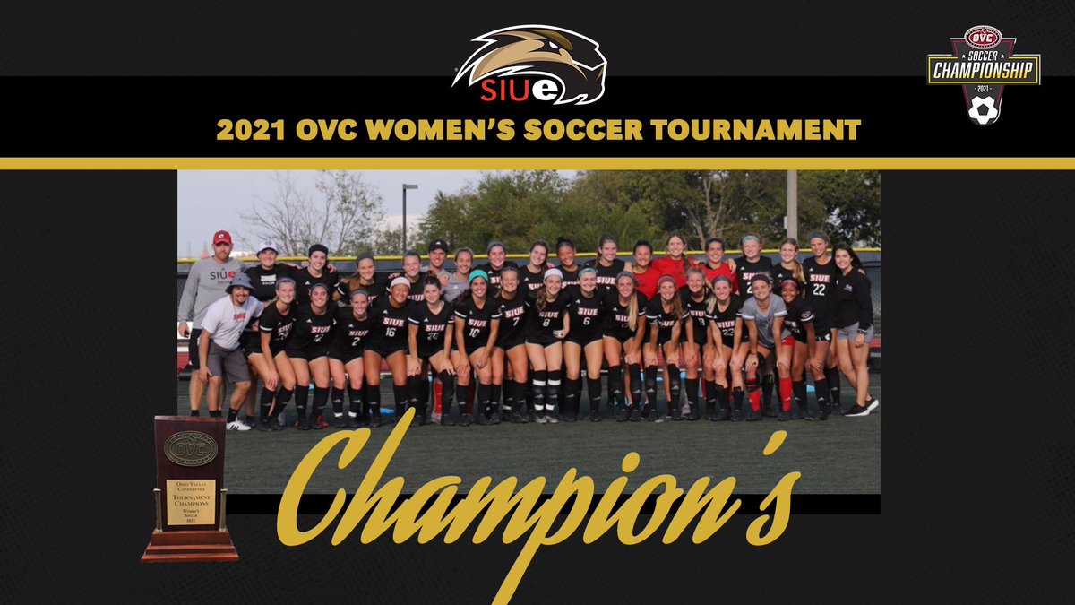 Your <a href="/SIUEWSoccer/">SIUE Women's Soccer</a> team is going dancing… AGAIN‼️⚽️
•
Goal by Litzsinger in OT to win 1-0 😎

#BacktoBackOVCchamps
#LetsGoCougs🐾