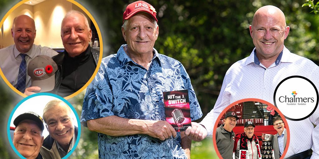 ChalmersFdn's tweet photo. Avez-vous commandé votre exemplaire de Hit the Switch: One Family's Journey through Cancer, le livre de Dave Morrell? Toutes les recettes seront versées au service d’oncologie de l’Hôpital régional Dr Everett Chalmers. En savoir plus : https://t.co/sya9ZeF3NR. #HitTheSwitch https://t.co/s0DYpx2eoD