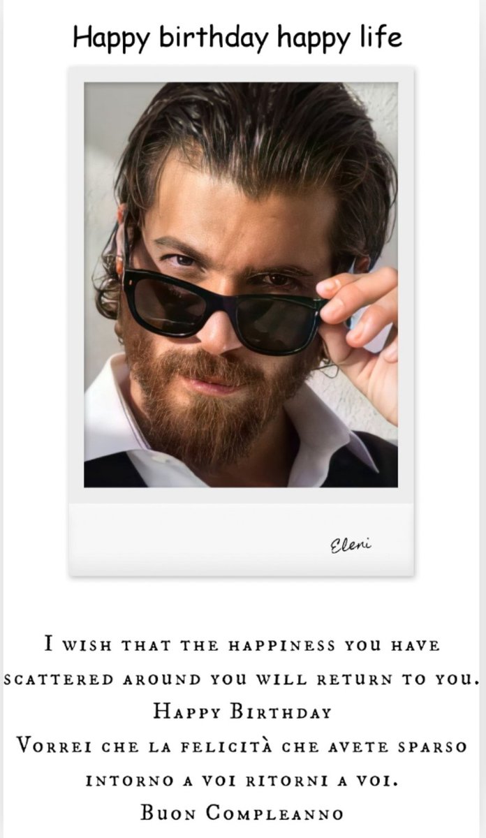 EleniMenni's tweet photo. Happy birthday askim ❤️
#CanYaman
#HappyBirthdayCanYaman https://t.co/rc49ZVGan0