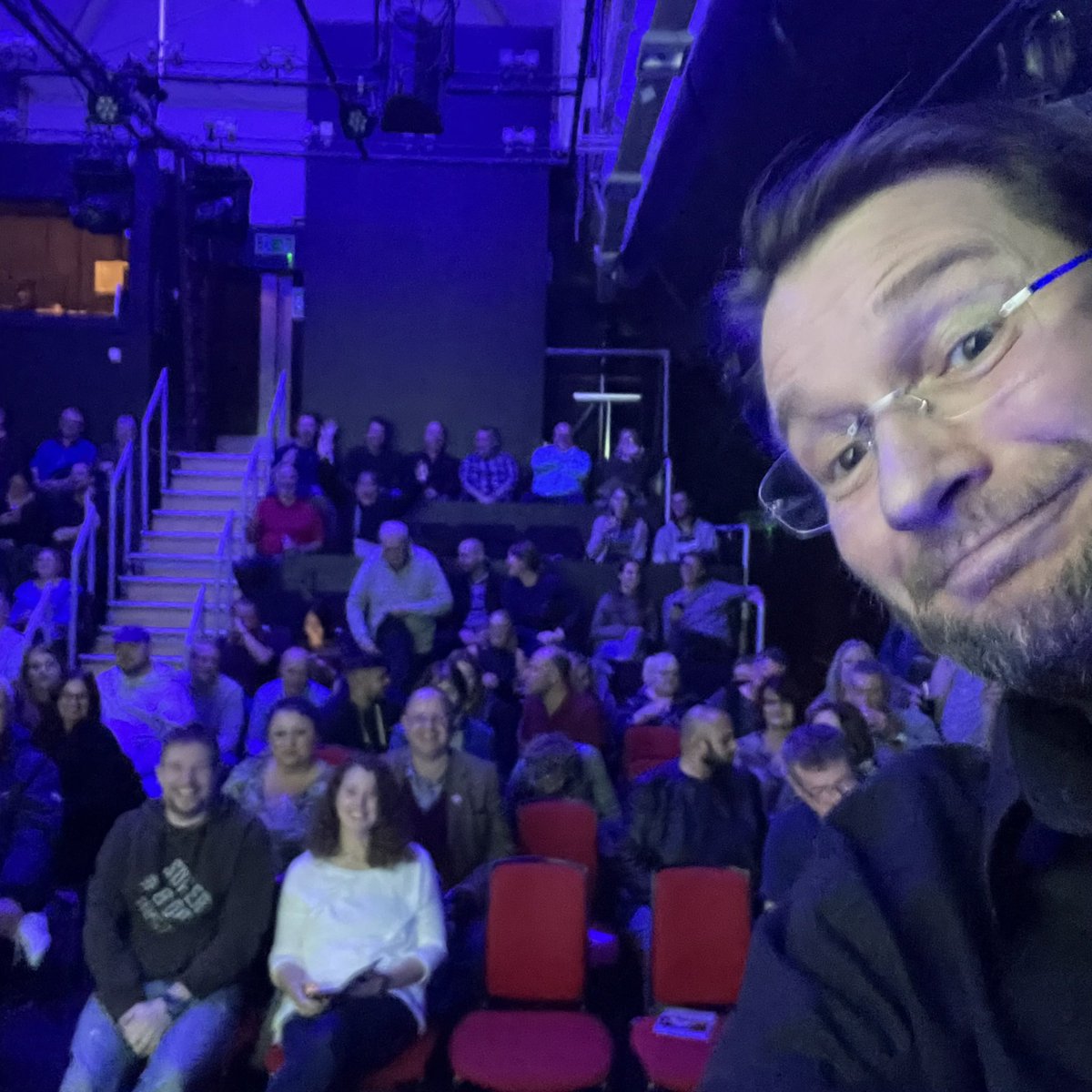 Two delightful shows <a href="/ArtsCryer/">CryerArts</a> a lovely little  venue in Carshalton with fabulous crowds and ace <a href="/TheRealSteveDay/">Steve Day</a> as support. On 2 show days the dilemma is power through the gap or have a nap. I chose nap.