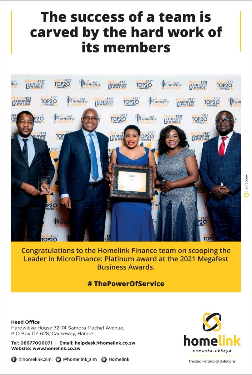 homelink_zim's tweet photo. To teamwork and group excellence!
#MondayMotivation 
#ThePowerofService 
#HomeLinkFinance https://t.co/q8LYZunPLa