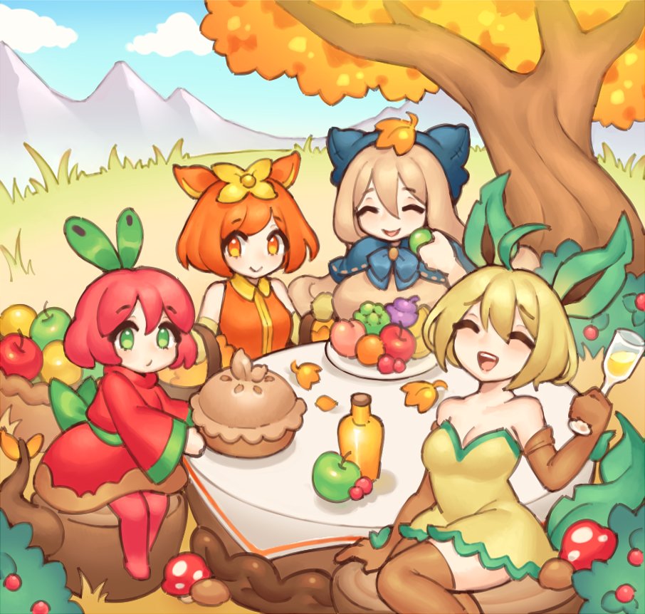 fuwuiio's tweet photo. tis fall season 🍁🍂🍃 #digitalart #moemon #pokemon https://t.co/uo11pUOFnR
