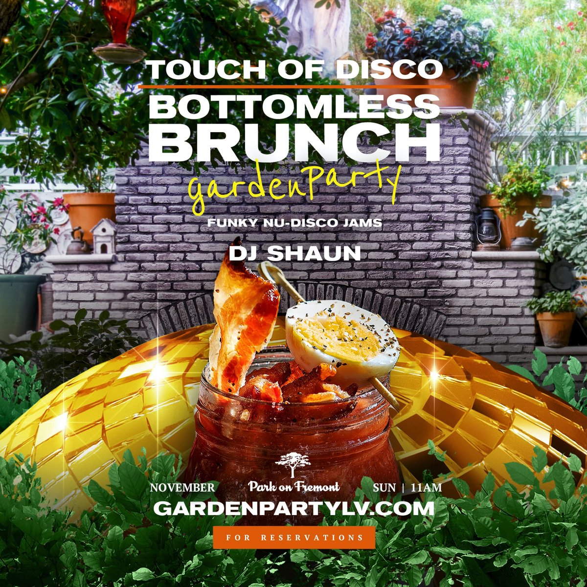 Disco and brunch go so well together! 11-3pm @parkonfremont